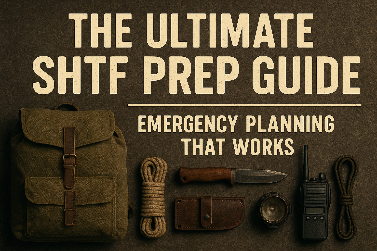 The Ultimate SHTF Prep Guide: Emergency Planning That Works